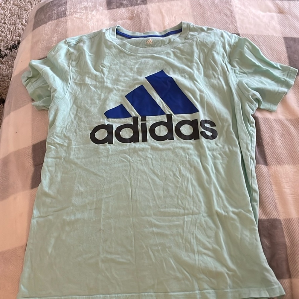 Adidas blue shirt (not cropped)